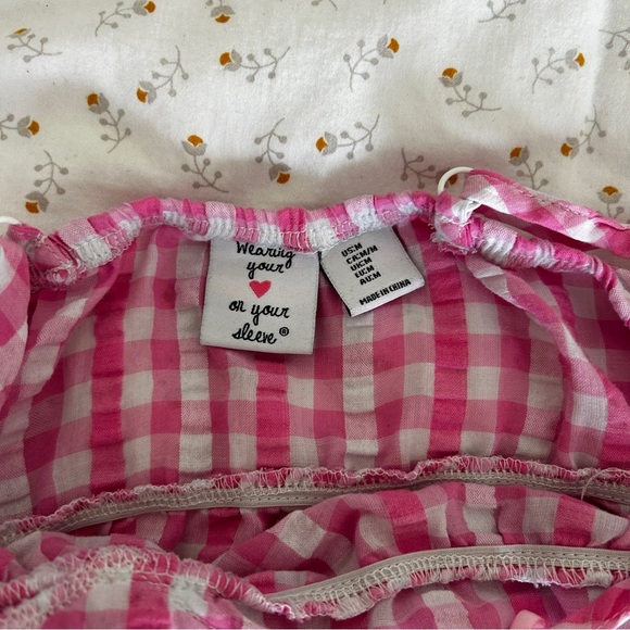 Coquette y2k gingham babydoll tank top with bows - Picture 4 of 4